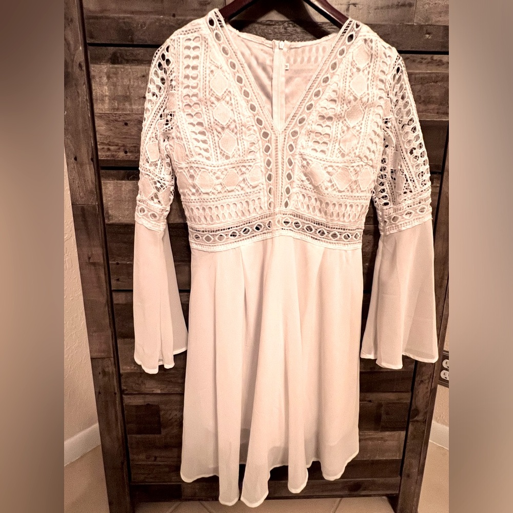 Vintage Crochet BOHO Dress-NWOT-Size Medium